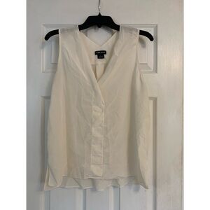 Silk Cream Tank Top Blouse Trouvé